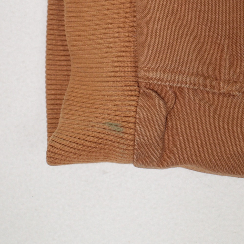 Carhartt Kids Jacket Insulated Hooded Canvas Workwear Brown Cotton Kids M 10-12 - Picture 7 of 9